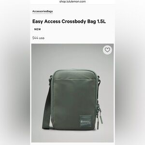 Lululemon Easy Access Crossbody - Sage Green